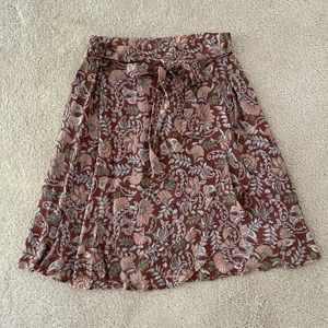 New ANTHROPOLOGIE Multicolored Skirt, Sz XS